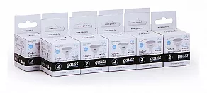Лампа светодиодная Gauss 135 GU5.3 9Вт 6500K 13539