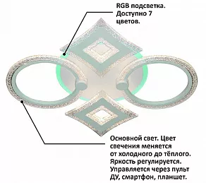Потолочная люстра Natali Kovaltseva HIGH-TECH LED LAMPS HIGH-TECH LED LAMPS 82014