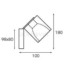 Бра Italline MRC0821 MRC0821W-1 clear