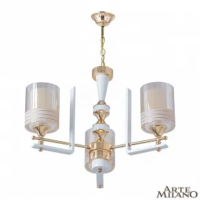 Подвесная люстра Arte Milano Florentia-6087 306087/3 Wh/Gd