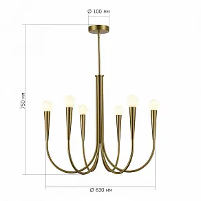 Люстра на штанге ST-Luce Dutchess SL1243.303.06