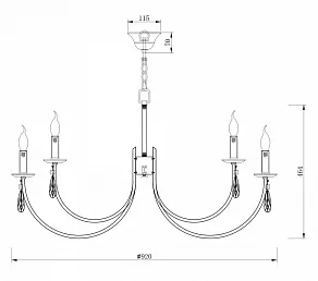 Подвесная люстра Freya Forte FR1006PL-12N