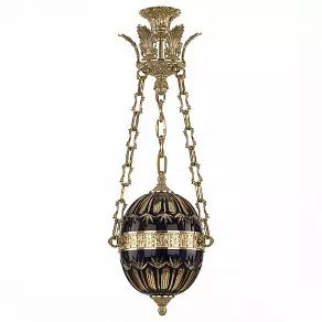 Подвесной светильник Bohemia Ivele Crystal 7100 71000P/20 G Amber-Blue/H-1I Y8