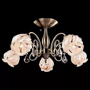 Люстра на штанге Eurosvet 70023 70023/5 античная бронза