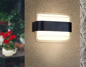 Накладной светильник Ambrella Wall 11 FW301 SBK черный песок LED 3000К 10W 160*130*75