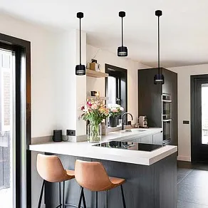 Подвесной светильник Reluce 53018 53018-0.9-001MN GX53 BK