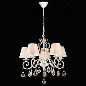 Подвесная люстра Natali Kovaltseva Grace Grace 10427/5C WHITE GOLD