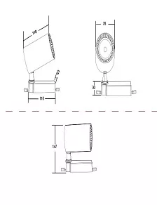 Светильник на штанге Maytoni Vuoro TR003-1-12W3K-B