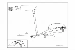 Настольная лампа офисная Eglo Travale 94395