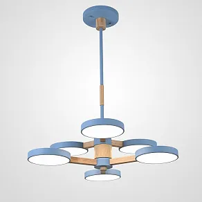 Люстра на штанге Imperiumloft TURNA Blue TURNA-DBL01