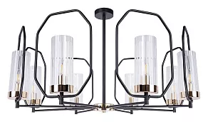 Люстра на штанге Arte Lamp Celaeno A7004PL-8BK