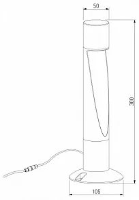 Наземный низкий светильник Elektrostandard Recess 35177/S