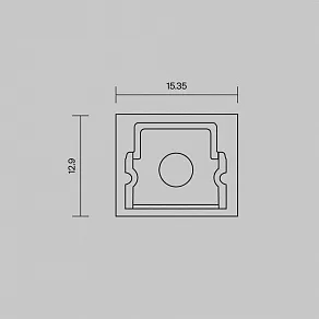 Заглушка для профиля Maytoni  642053
