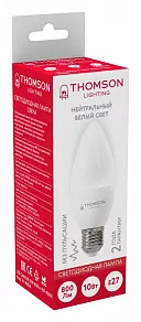 Лампа светодиодная Thomson Candle E27 10Вт 4000K TH-B2024