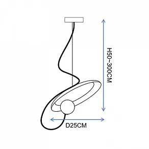 Подвесной светильник Imperiumloft MARGOTT Black margott01