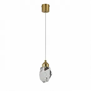 Подвесной светильник Indigo Cristallo 12053/1P Brass