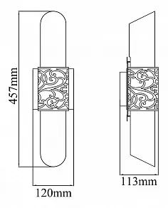 Накладной светильник Maytoni Venera H260-02-N