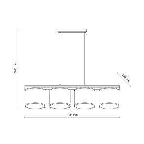Подвесная люстра TK Lighting Viga 11770 Viga Shade