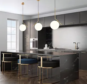 Подвесной светильник LUMINA DECO Sorento LDP 1215-150 WT+GD