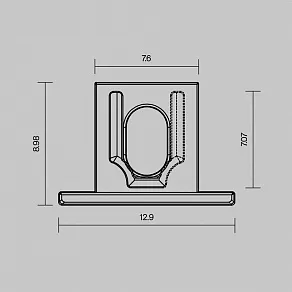 Заглушка для профиля Maytoni  642068