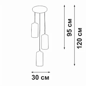Подвесной светильник Vitaluce V2732 V2732/3S
