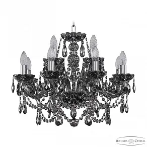 Подвесная люстра Bohemia Ivele Crystal 1411 1411/8+4/195 Ni M731