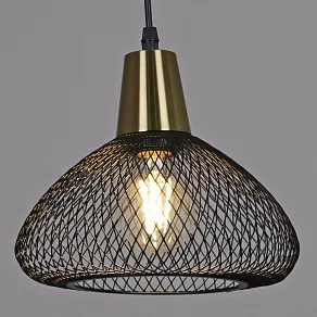 Подвесная люстра Reluce  03204-3.9-03 BK+COPPER