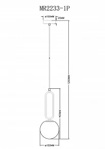 Подвесной светильник MyFar Pierre MR2233-1P
