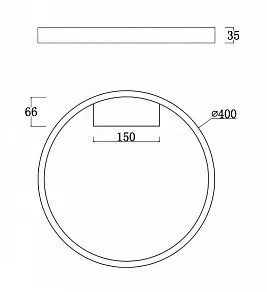 Накладной светильник Maytoni Rim MOD058CL-L25BS4K