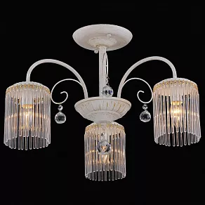 Люстра на штанге Natali Kovaltseva Olbia OLBIA 11397/3C GOLD IVORY