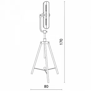 Торшер Divinare Cottero 5002/05 PN-5