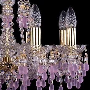 Подвесная люстра Bohemia Ivele Crystal 1410 1410/8/160/G/V7010