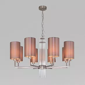 Подвесная люстра Eurosvet Soffio 60134/8 никель