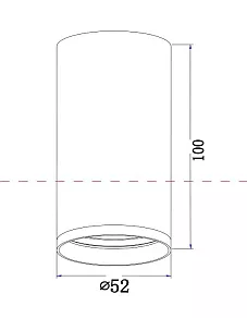 Накладной светильник Maytoni Focus S C052CL-01W