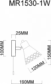 Бра MyFar Chilly MR1530-1W