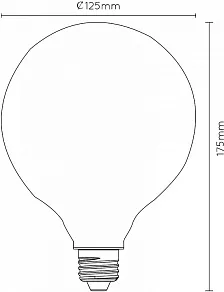 Лампа светодиодная Lucide Step Dim E27 8Вт 2700K 49067/08/61