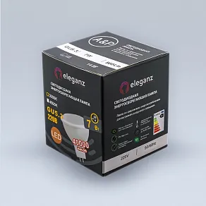 Лампа светодиодная Eleganz  GU5.3 7Вт 3000K 1344