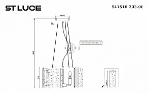 Подвесной светильник ST-Luce Delight SL1516.303.06