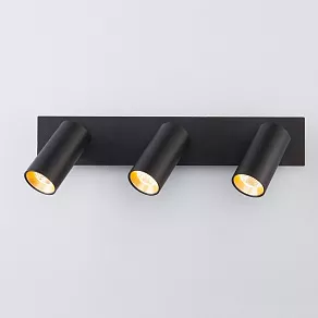 Спот Eurosvet Fleur 20066/3 LED черный/золото