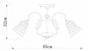 Люстра на штанге Arte Lamp Nicole A2702PL-8AB