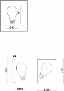 Бра Freya Evidence FR5372WL-01BS