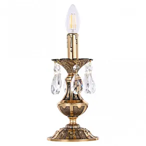 Настольная лампа декоративная Bohemia Ivele Crystal AL77 AL77200L/1-25 GB