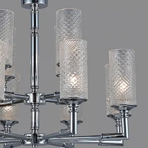 Подвесная люстра ILLUMICO  IL8683-12P-10 CR