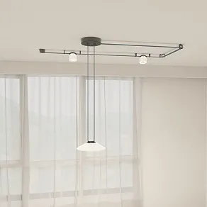 Накладной светильник Denkirs BELTY FLOW DK5565-WH+BK