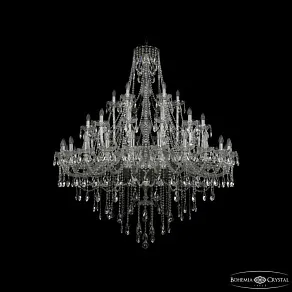 Подвесная люстра Bohemia Ivele Crystal 1415 1415/24+12+6/530 Ni