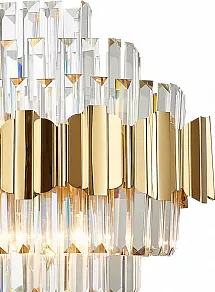 Подвесная люстра Natali Kovaltseva Ruby RUBY 81442/12C GOLD