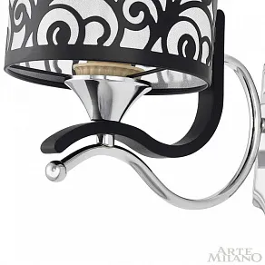 Бра Arte Milano Florentia-4957 304957/1W Bk/Ni