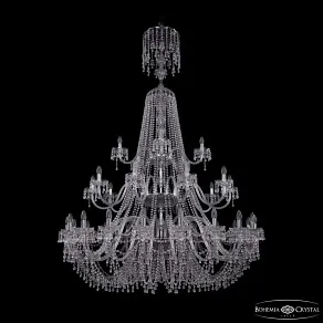 Подвесная люстра Bohemia Ivele Crystal 1410 1410/20+10+5/530/XL-200/3d Ni V0300