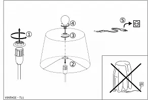 Настольная лампа декоративная Eglo ПРОМО Ribadeo 49834