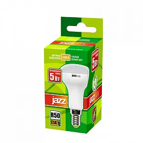 Лампа светодиодная Jazzway  E14 5Вт 3000K PLED-ECO-R50 5w E14 3000K